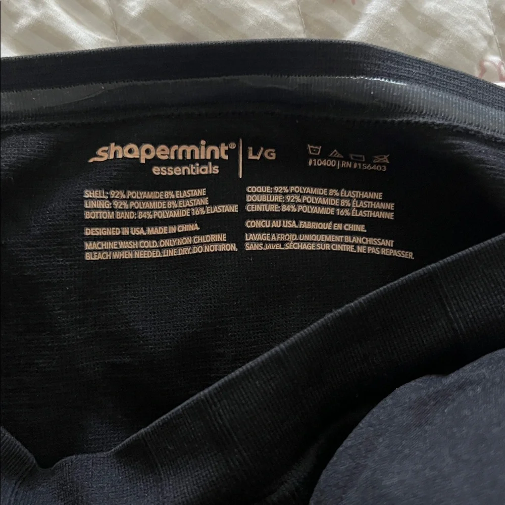 NWT Shapermint Essentials Black Bandeau - Picture 3 of 5